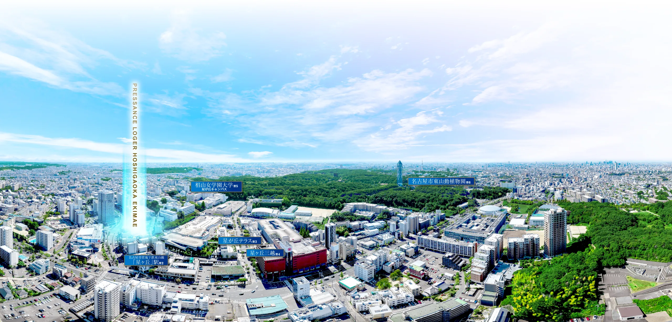 現地周辺航空写真