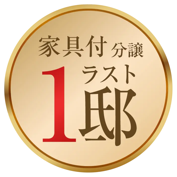 家具付(150万円相当)分譲 ラスト1邸