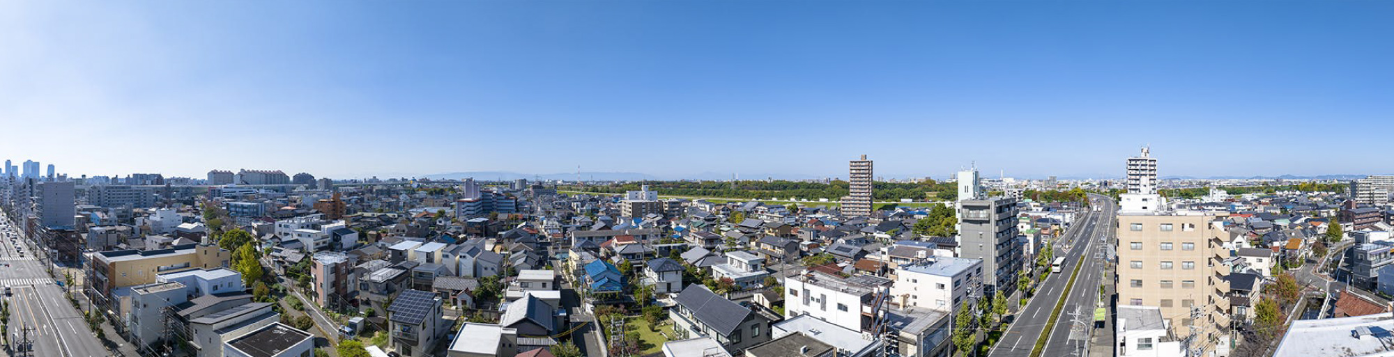 現地10階相当からの眺望