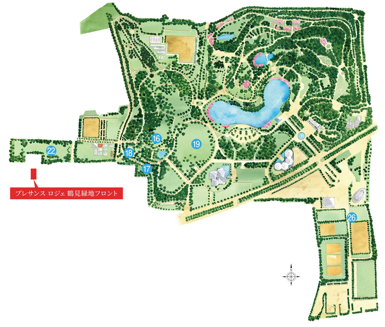 花博記念公園 鶴見緑地｜【公式】プレサンス ロジェ 鶴見緑地公園