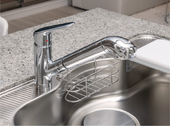 浄水器一体型シングルレバー水栓