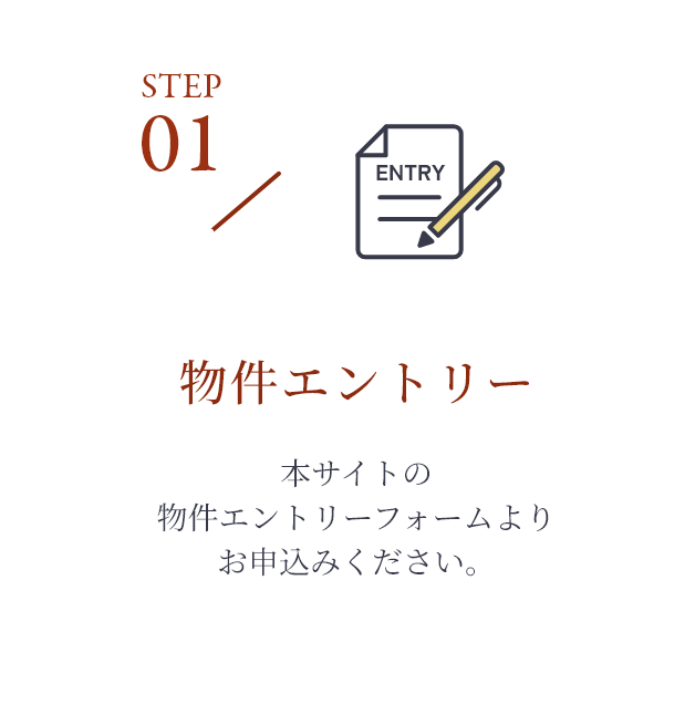STEP1 物件エントリー