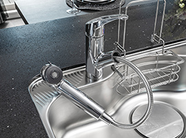 浄水器一体型シングルレバー水栓