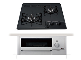 ２口ホーロートッププレート