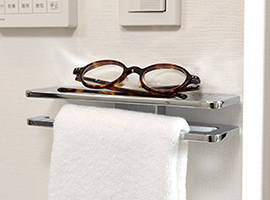 小物置付タオルリング