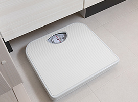 ヘルスメーター収納スペース